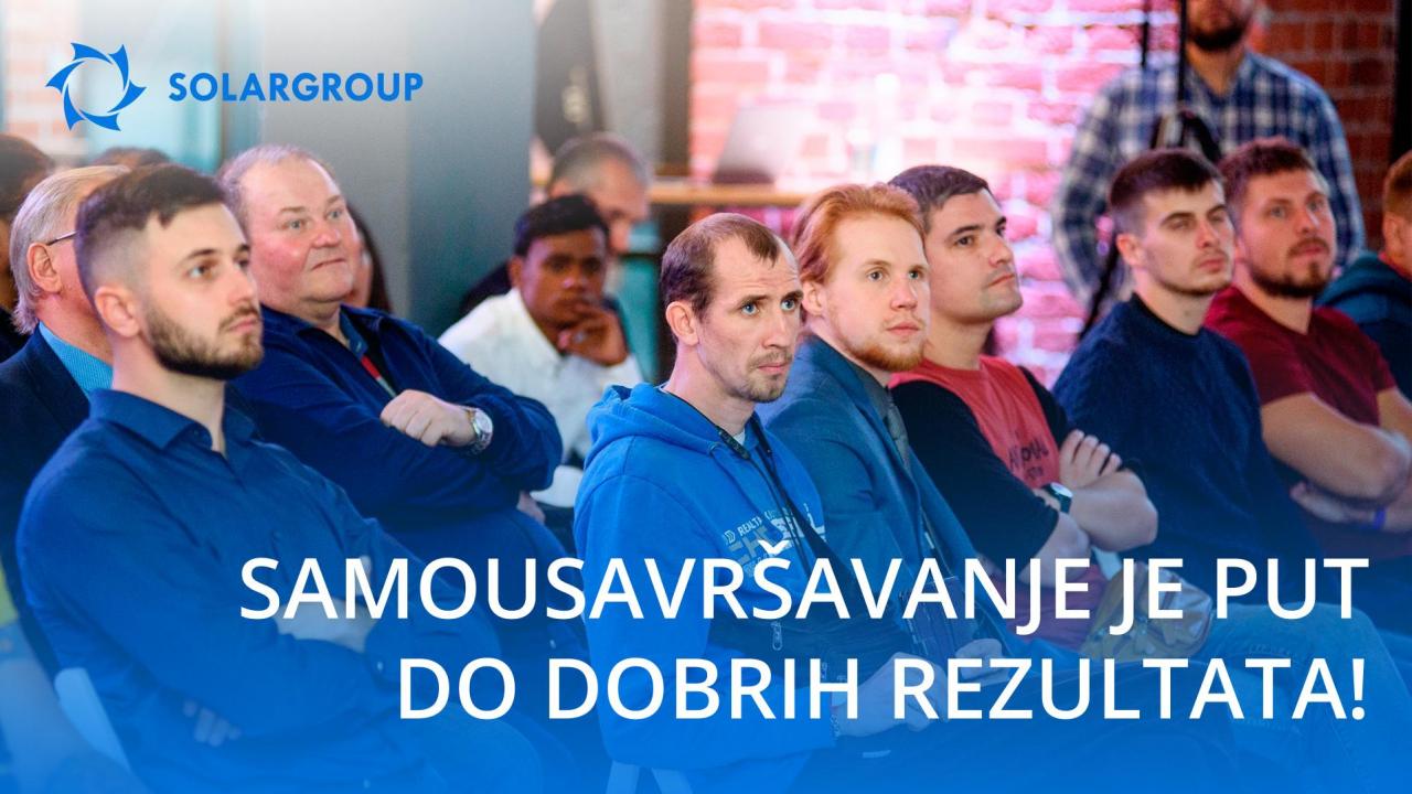 Samousavršavanje naš je put do dobrih rezultata!