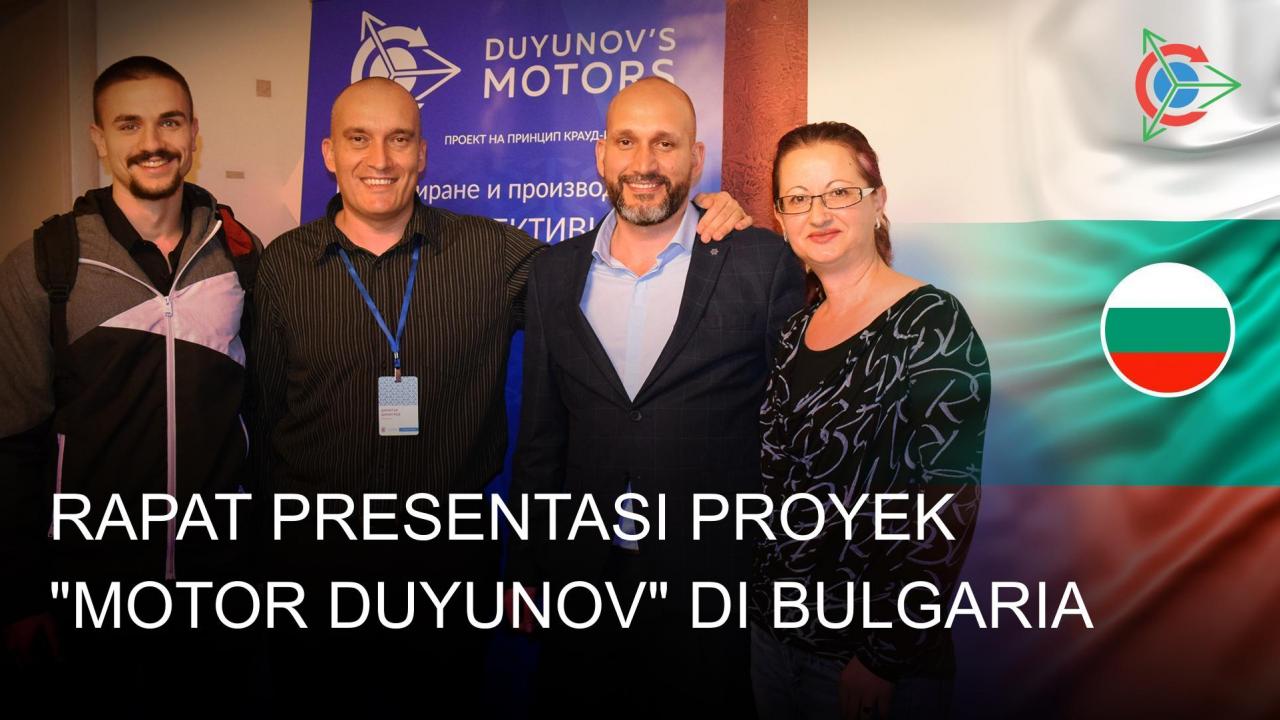 Penduduk Bulgaria terus bertemu tatap muka dengan proyek "motor Duyunov"