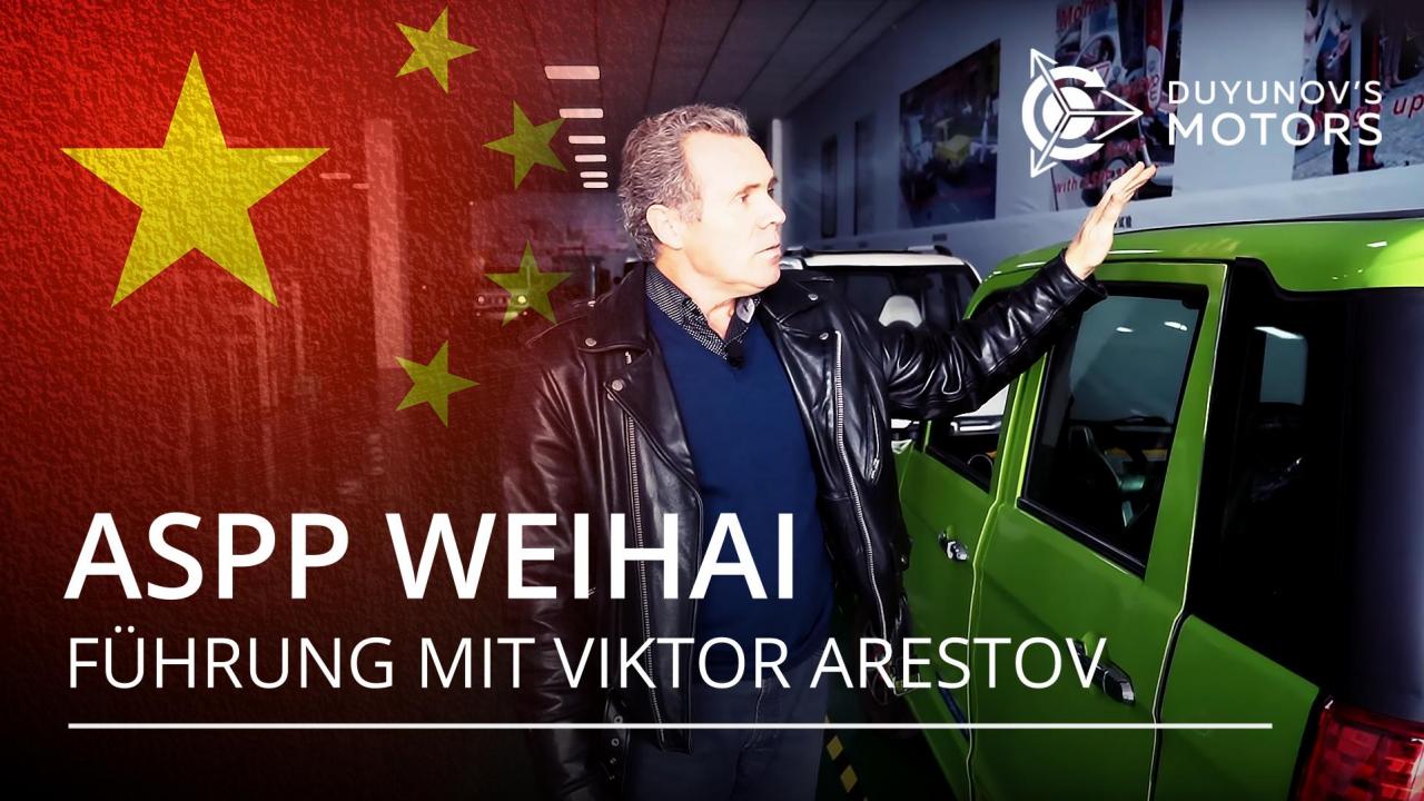 In der Gesellschaft ASPP Weihai: Führung von Viktor Arestov