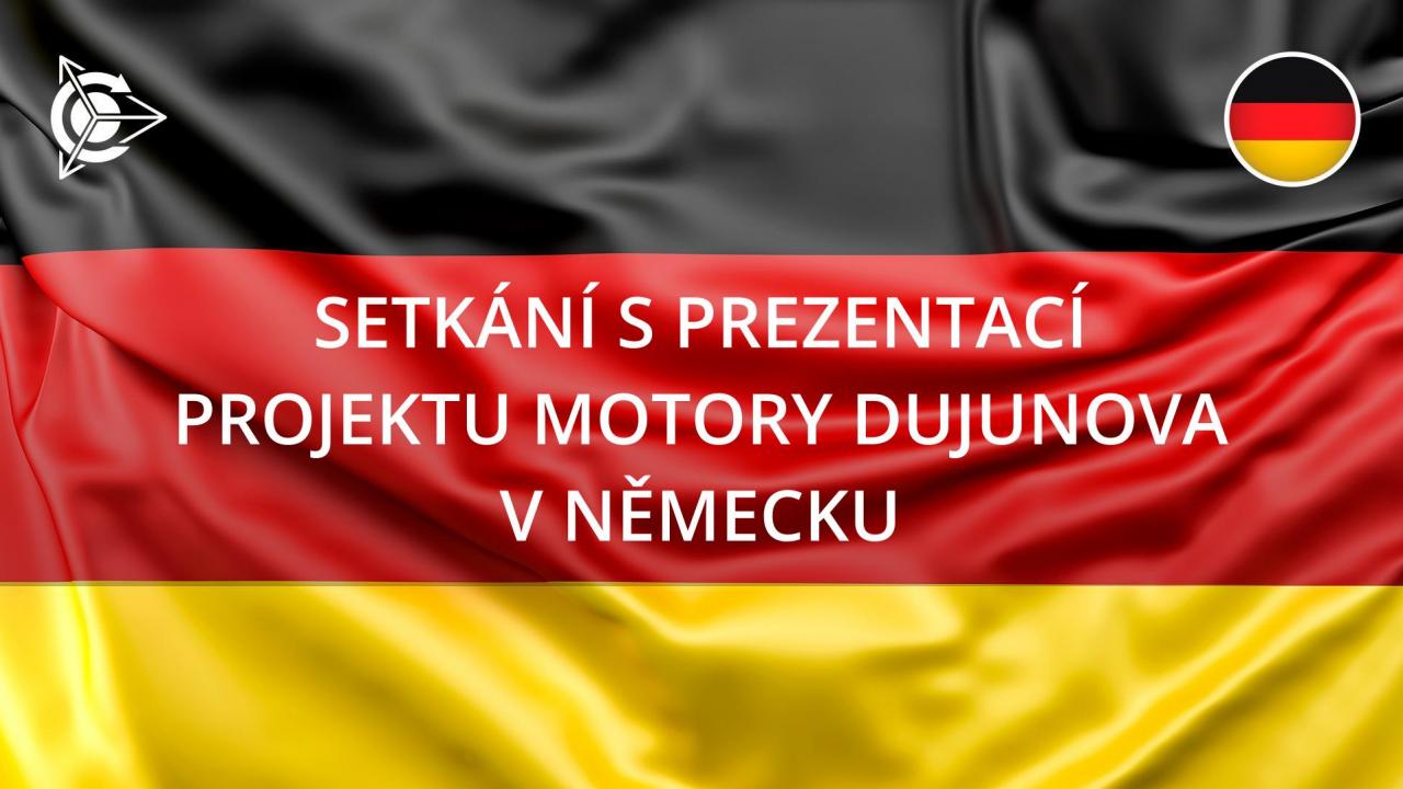 Setkání s prezentací projektu Motory Dujunova v Německu