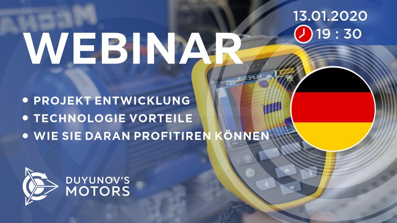 Deutschland. Präsentation vom Duyunov-Projekt: über die Technologie, Investitionen und die Zukunft der Gesellschaft