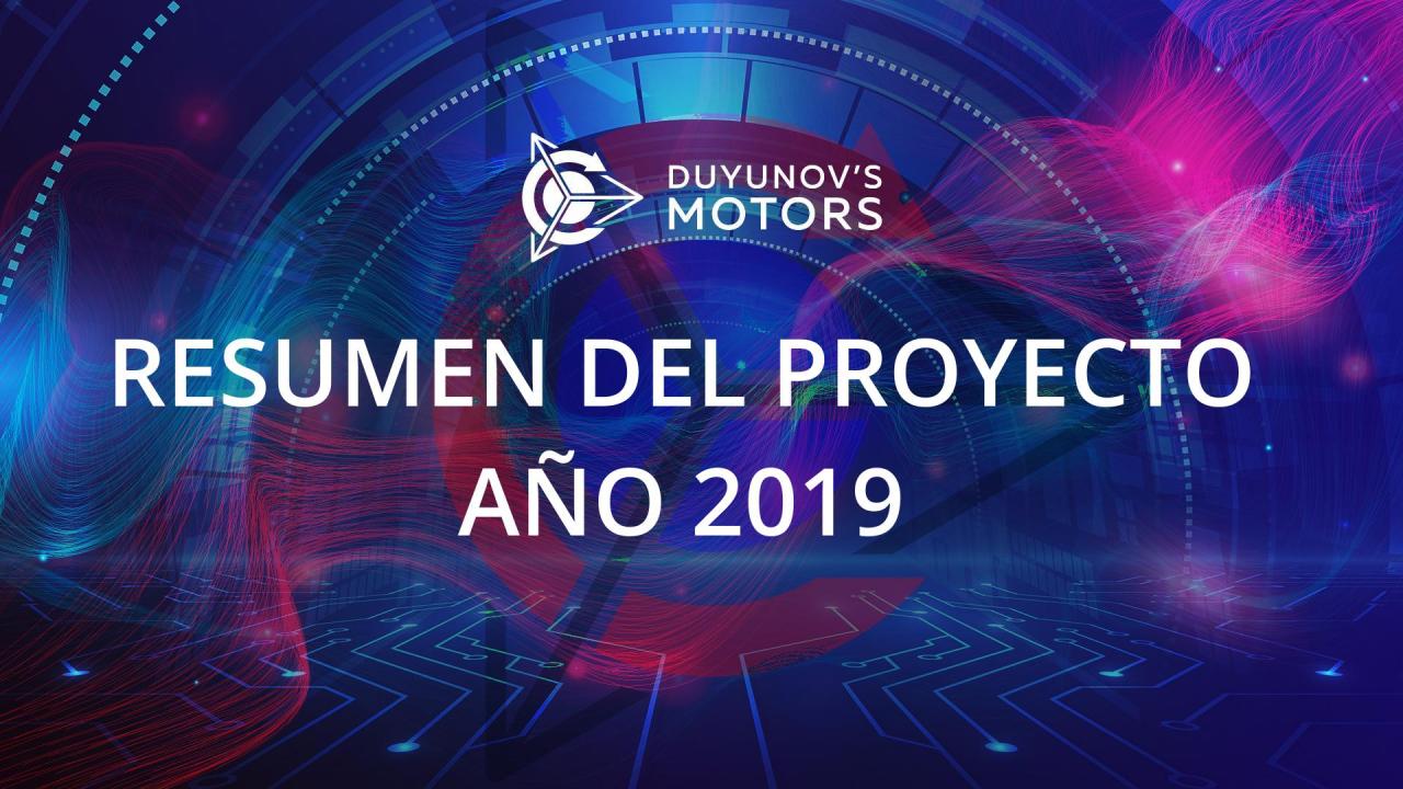 Ingresando en una nueva órbita: resumen anual del proyecto "Motores de Duyunov"