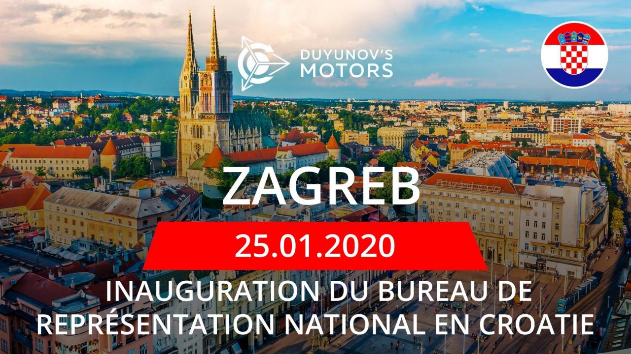 Inauguration du bureau de représentation national en Croatie: quoi, quand et où