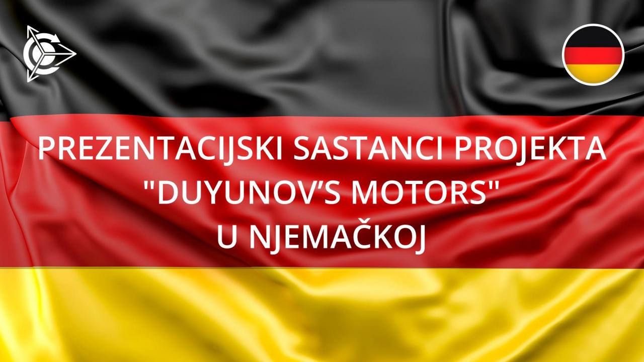 Prezentacijski sastanci projekta "Duyunov’s motors" u Njemačkoj