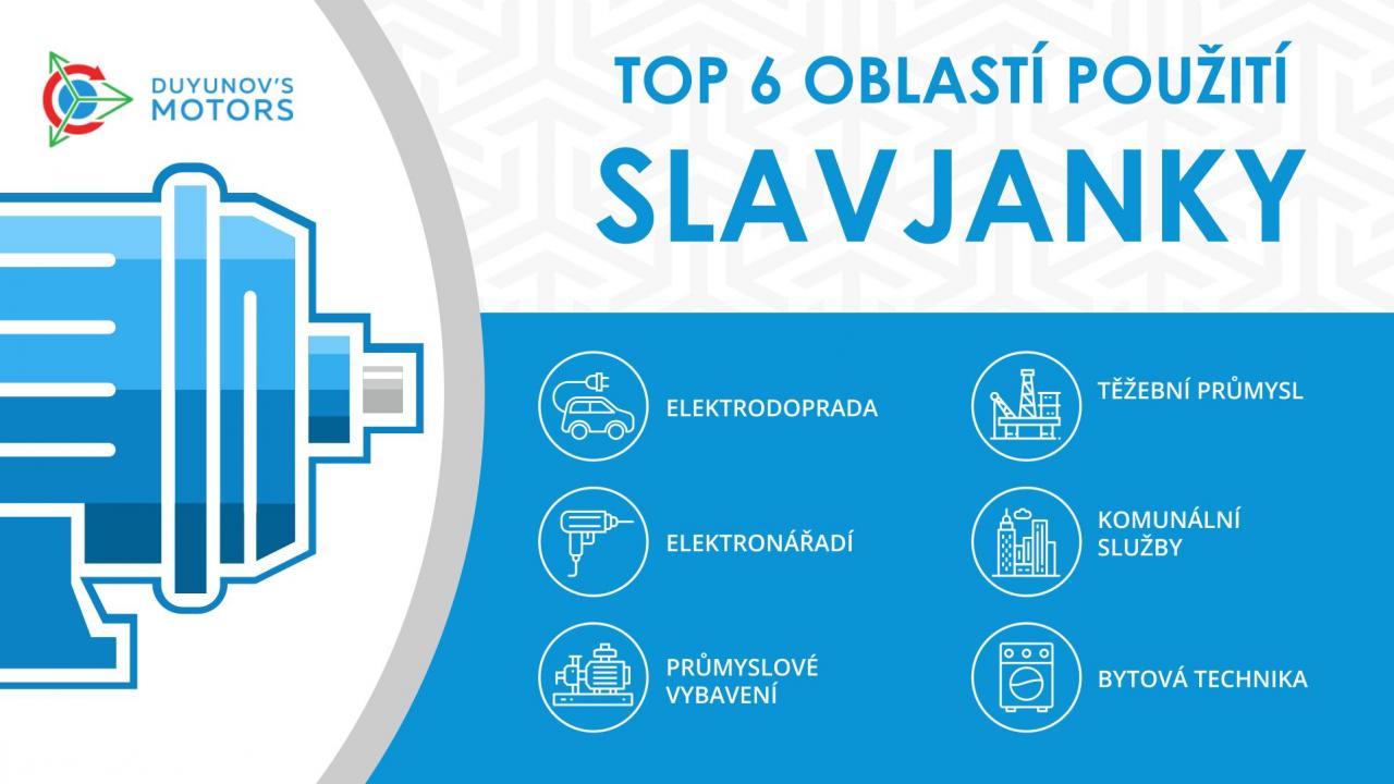 TOP 6 oblastní použití technolgie Slavjanka