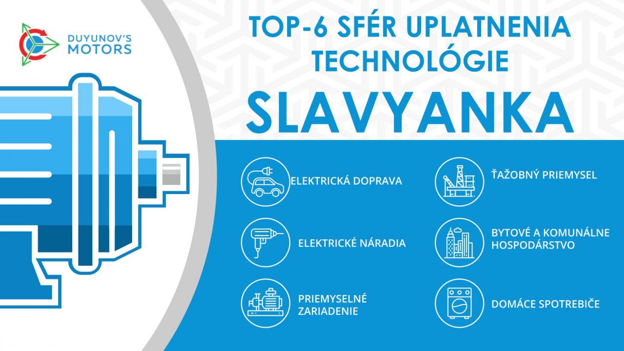 TOP-6 sfér uplatnenia technológie "Slavyanka"