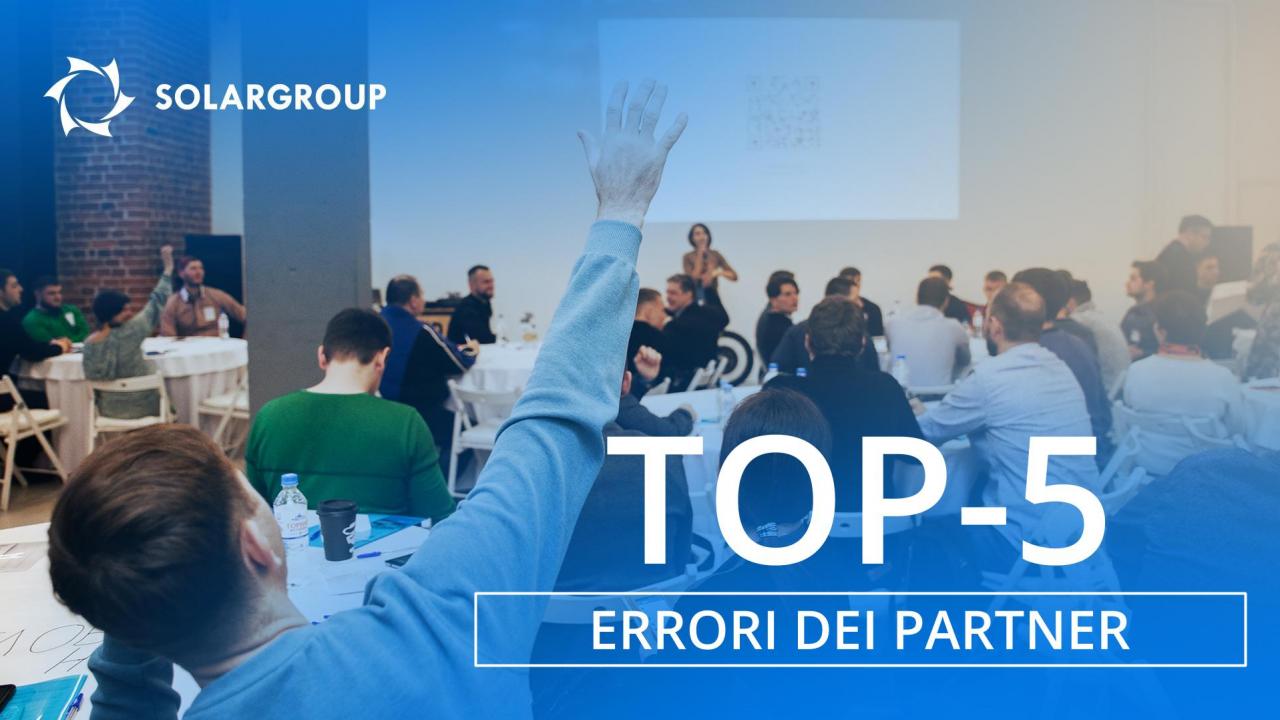 TOP 5 errori dei partner