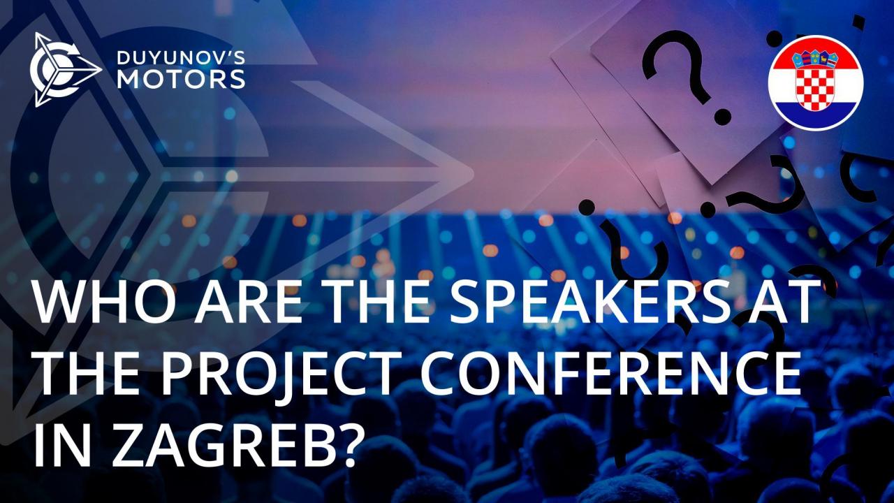 Who are the speakers at the International conference in Zagreb?