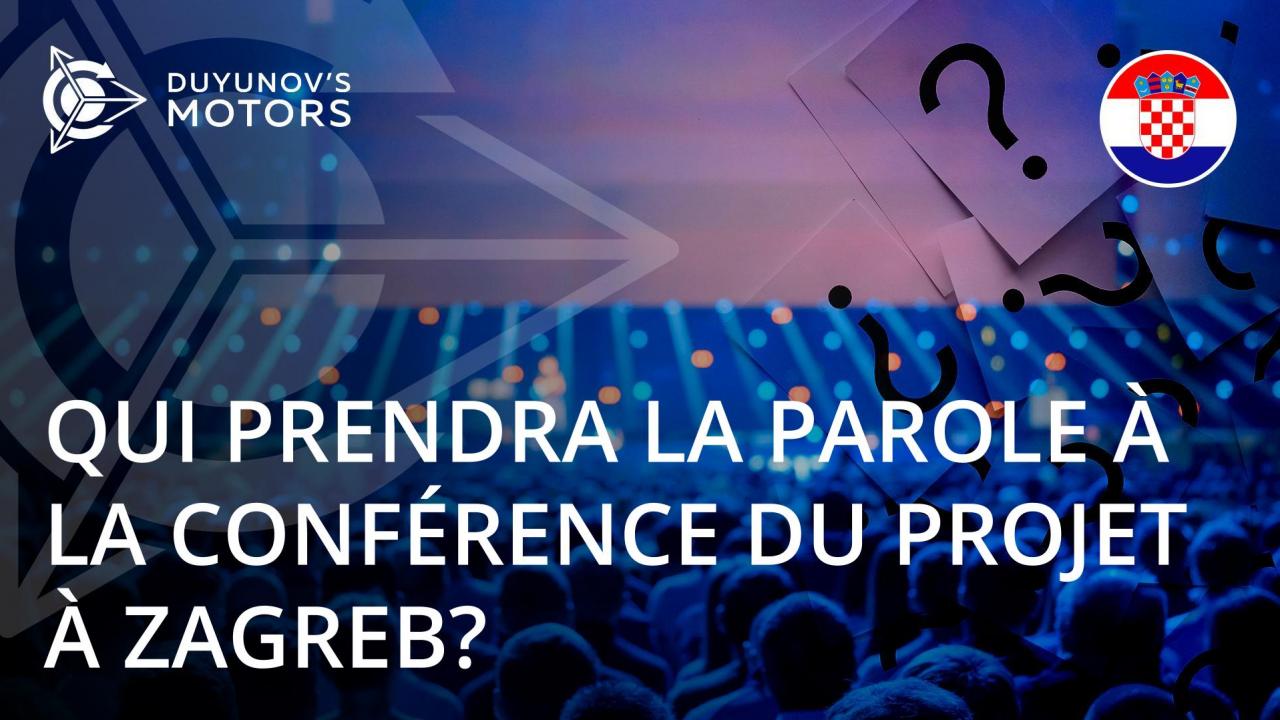 Qui prendra la parole en tant qu’orateur à la Conférence internationale à Zagreb?