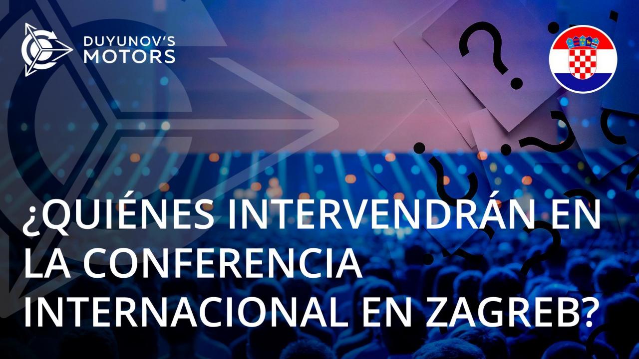 ¿Quiénes intervendrán como oradores en la conferencia Internacional en Zagreb?