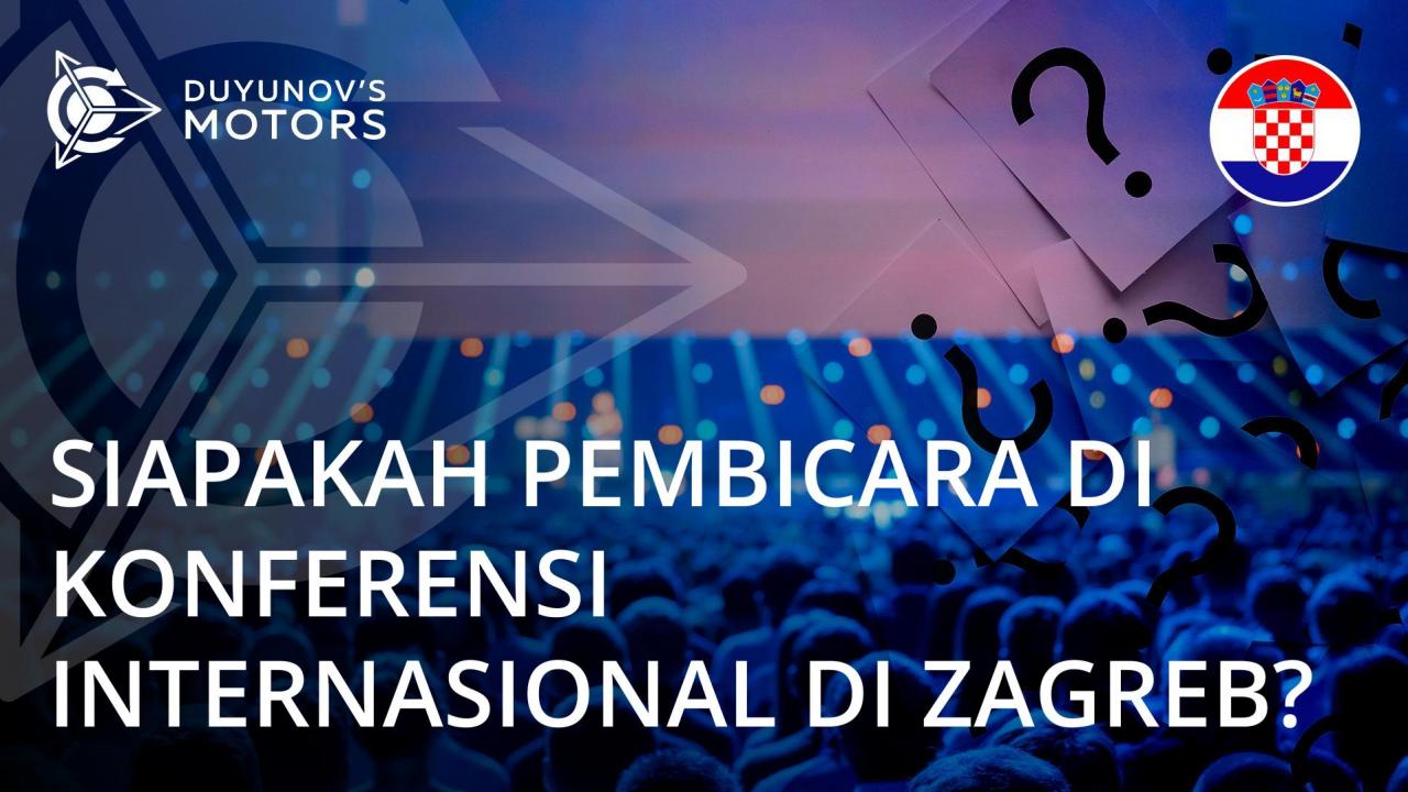 Siapakah pembicara di konferensi internasional di Zagreb?