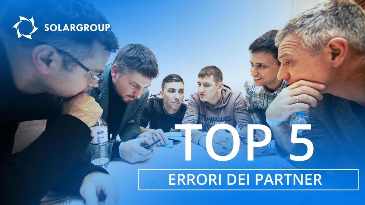 TOP 5 errori dei partner