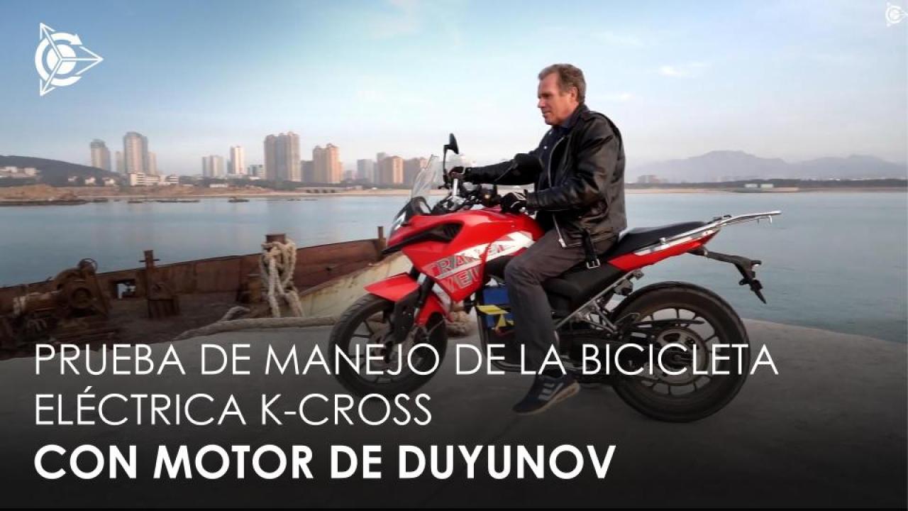 Prueba de manejo en Weihai de la bicicleta eléctrica K-Cross