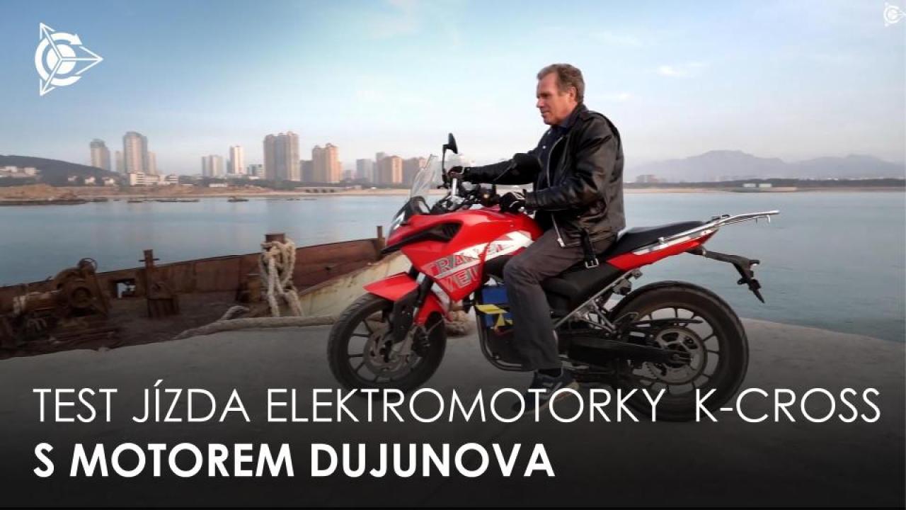 Testovací jízda elektromotorky K-Cross ve Wejchaj