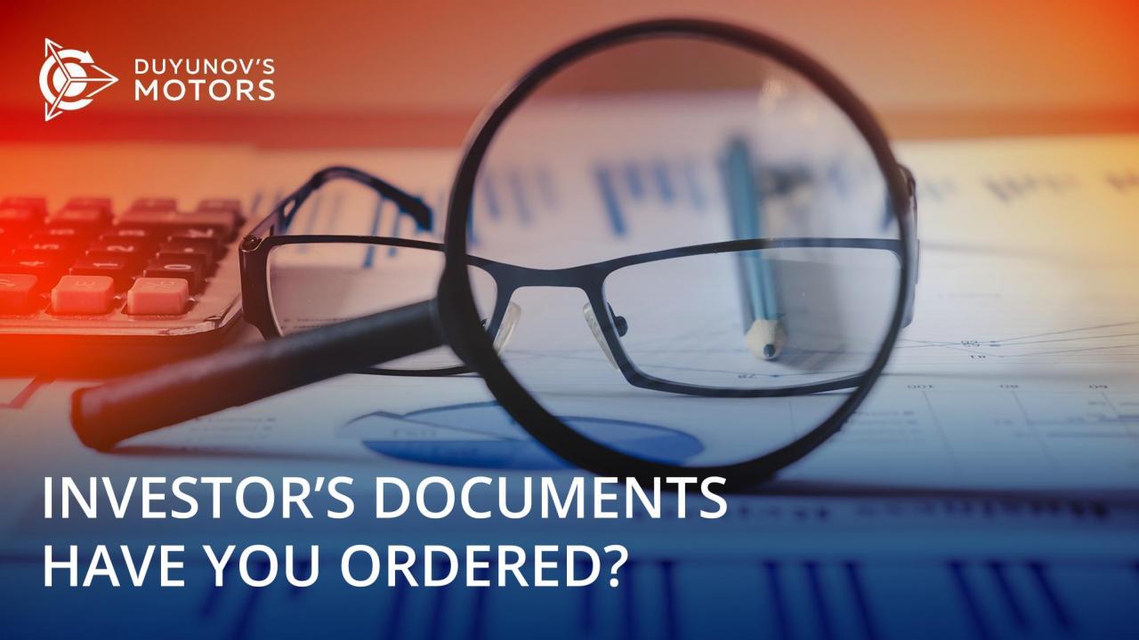 Why should every investor of the project order the hard copies of the documents?