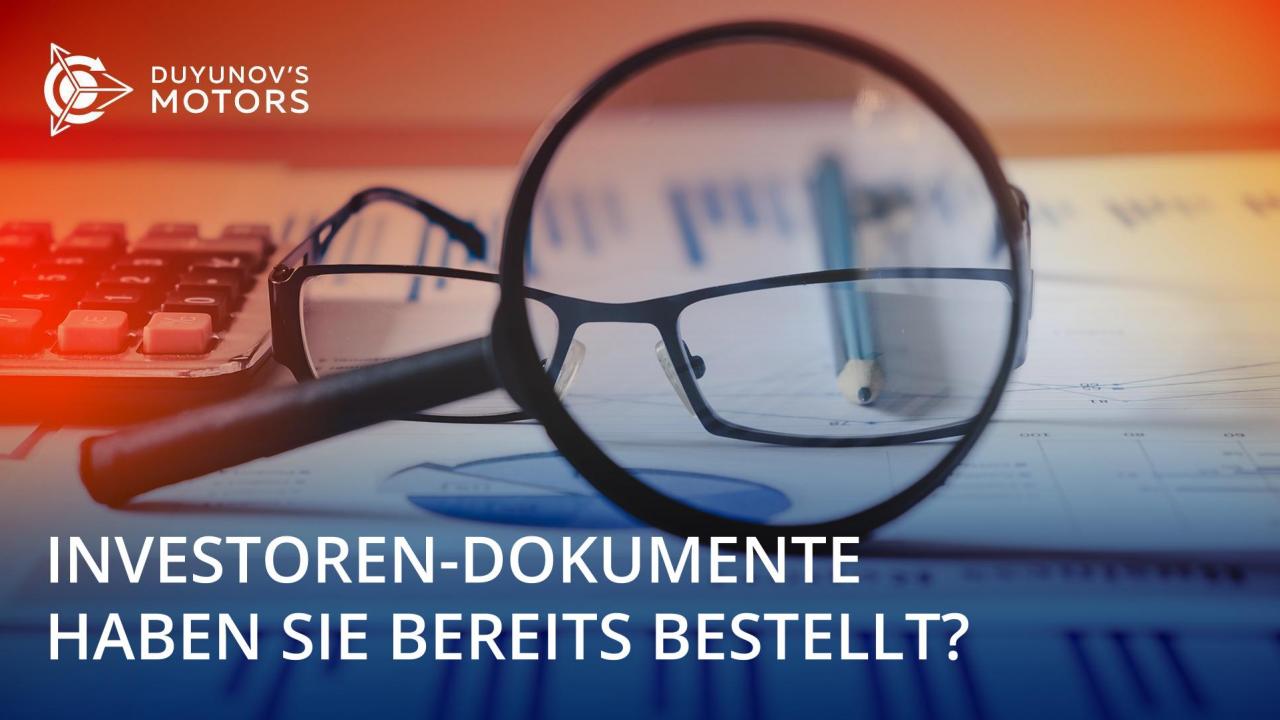 Warum sollte jeder Projektinvestor Papierversionen von Dokumenten bestellen?