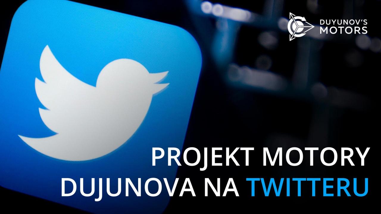 Projekt Motory Dujunova na Twitteru