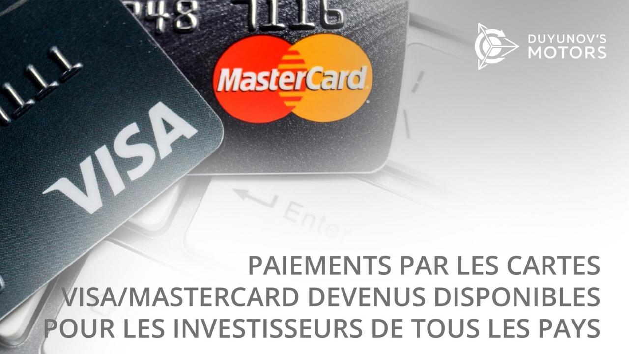 Les paiements via COOLPAY et l'investissement dans le projet sont devenus plus accessibles partout dans le monde