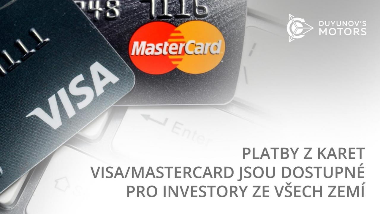 Platby přes COOLPAY a investování do projektu jsou dostupnější v jakémkoliv místě na světě