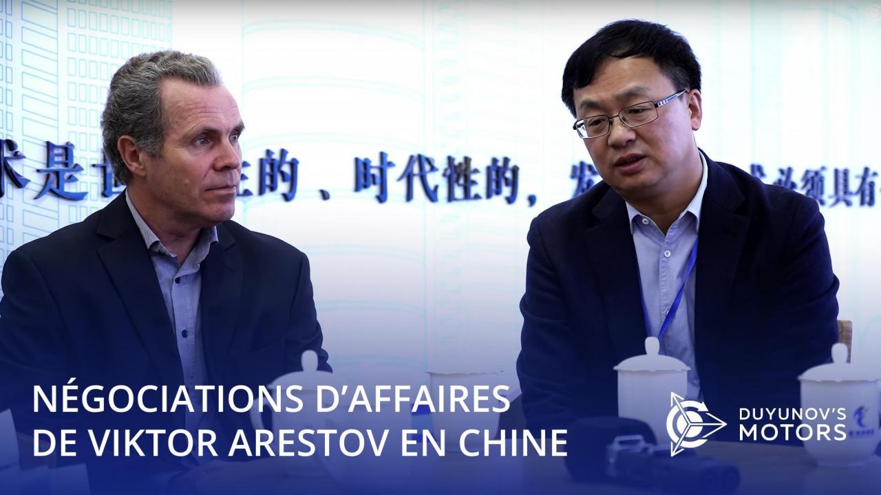 Négociations d’affaires de Viktor Arestov en Chine