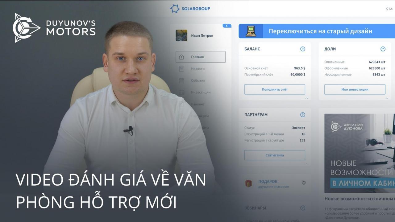 Video đánh giá về văn phòng hỗ trợ mới