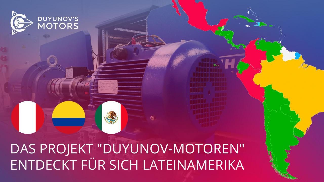 "Entdeckung" Lateinamerikas: die ersten Konferenzen in der Geschichte des Projekts "Duyunov-Motoren" werden in einigen Ländern der Neuen Welt abgehalten