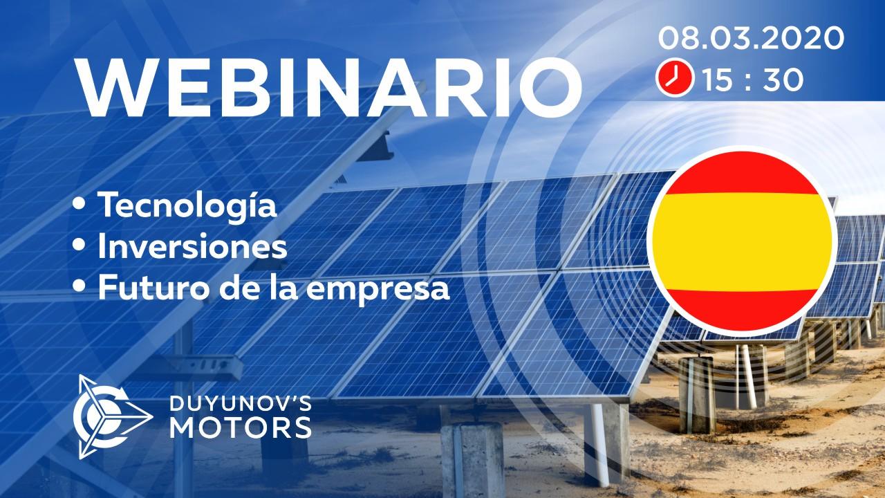 Presentación del proyecto de Duyunov: sobre tecnología, inversiones y el futuro de la empresa