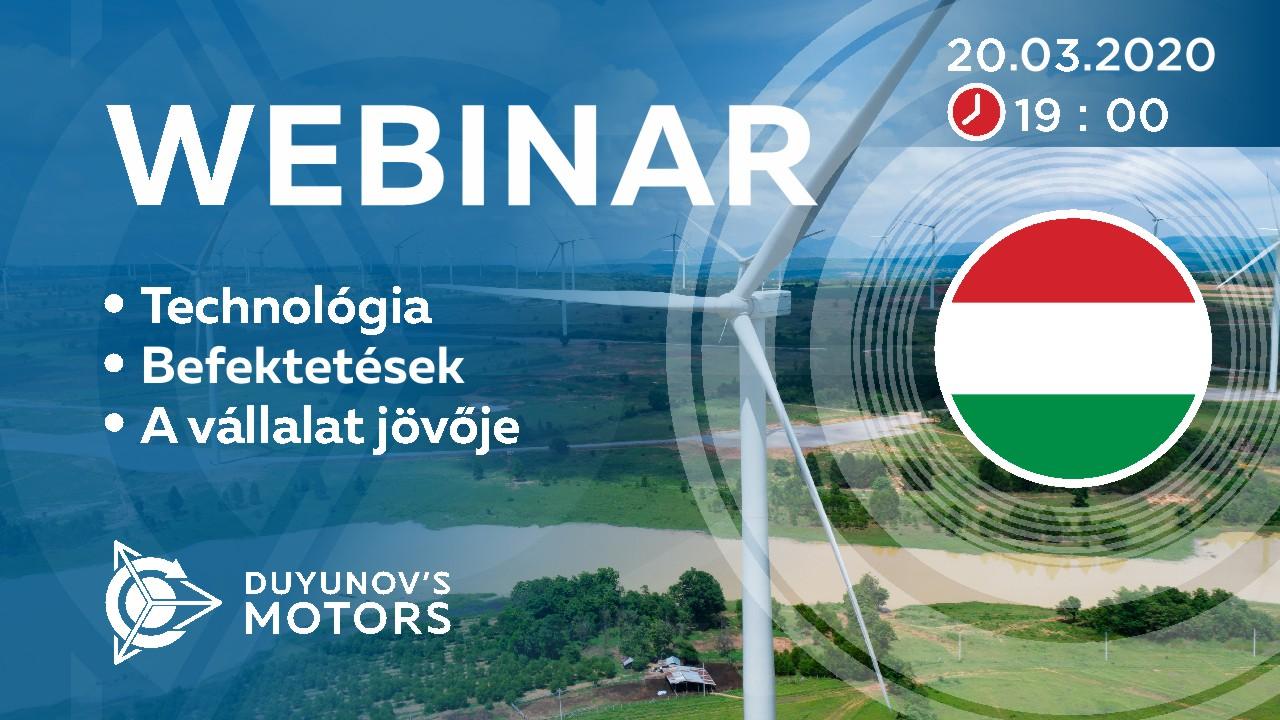 Hungary. A Duyunov projekt bemutatása: a technológiáról, a befektetésekről és a cég jövőjéről
