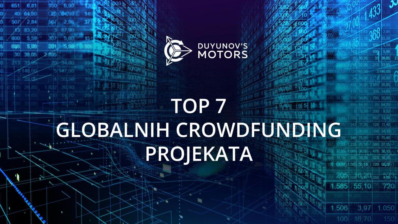 TOP 7 uspješnih crowdinvesting projekata u svijetu