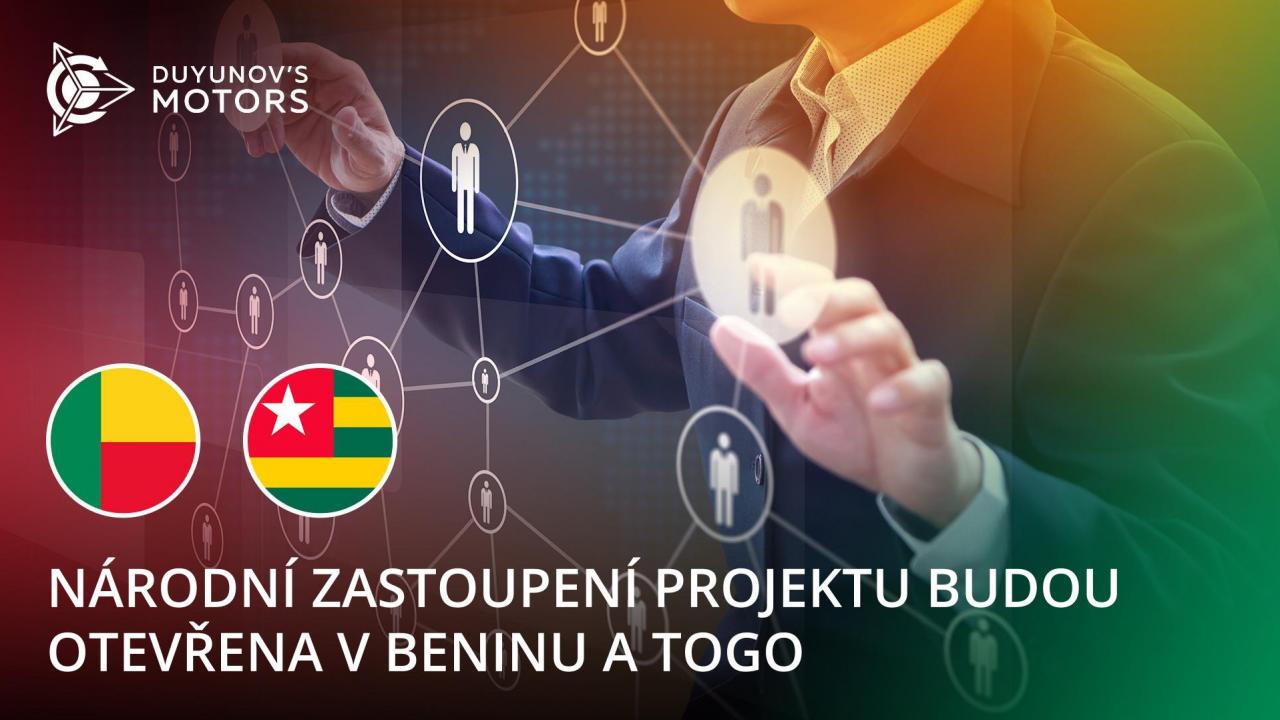 Národní zastoupení projektu budou otevřena v Beninu a Togo