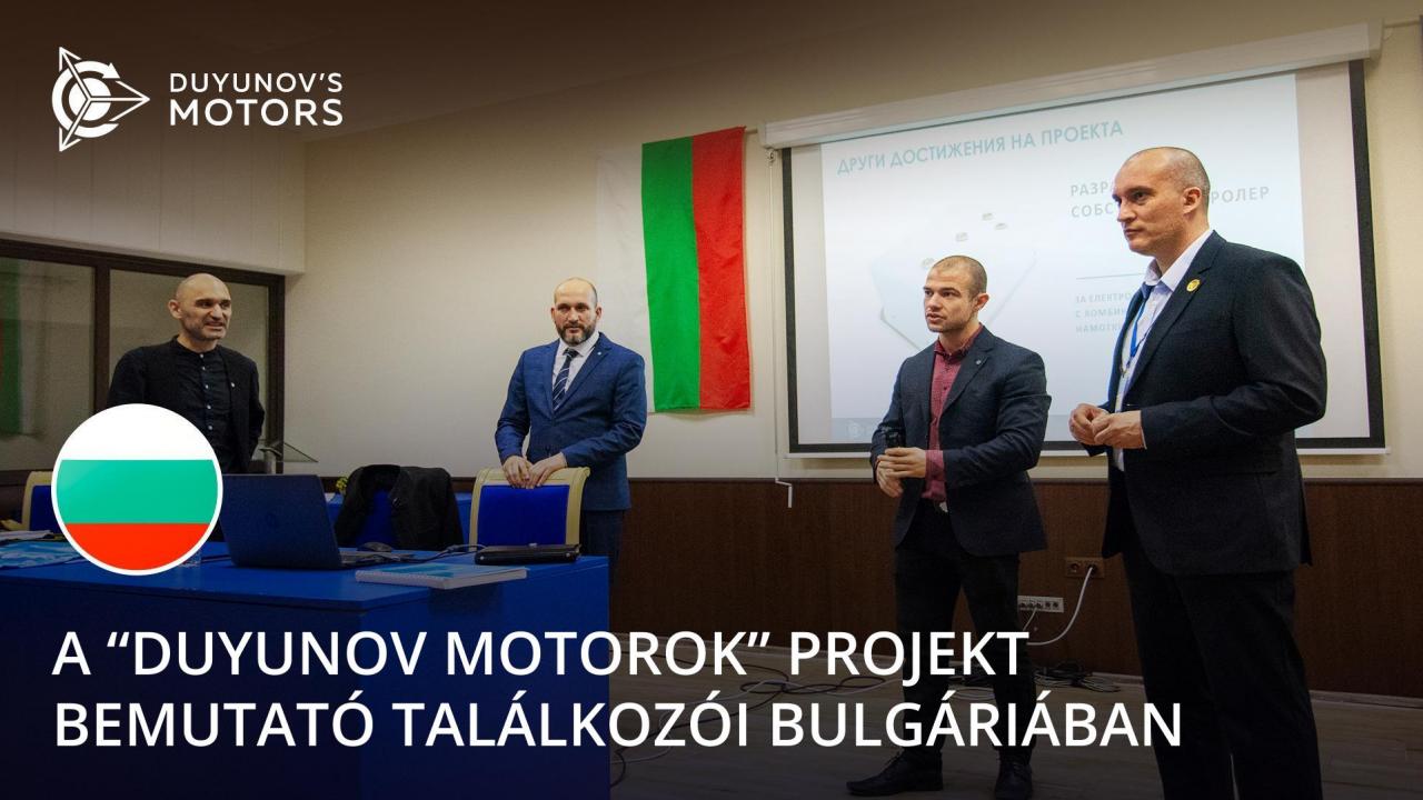 A "Duyunov Motorok" projekt bemutató találkozói Bulgáriában