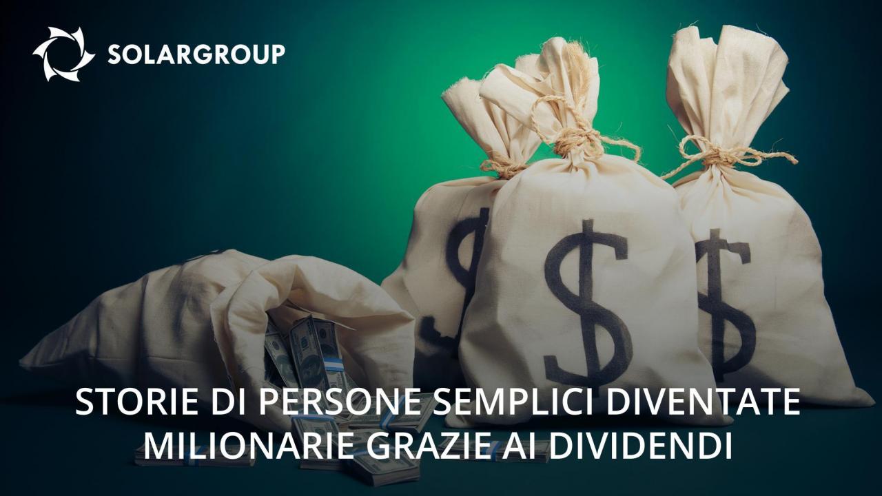 Persone normali che sono diventate milionarie con i dividendi