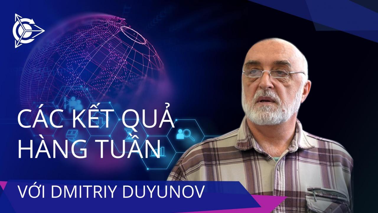 Các kết quả trong tuần của dự án "Động cơ của Duyunov"