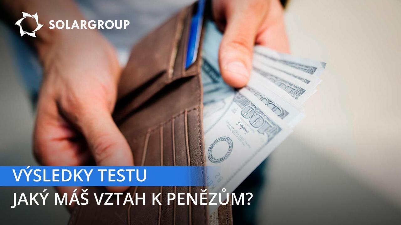 Výsledky testu "Jaký máš vztah k penězům?"