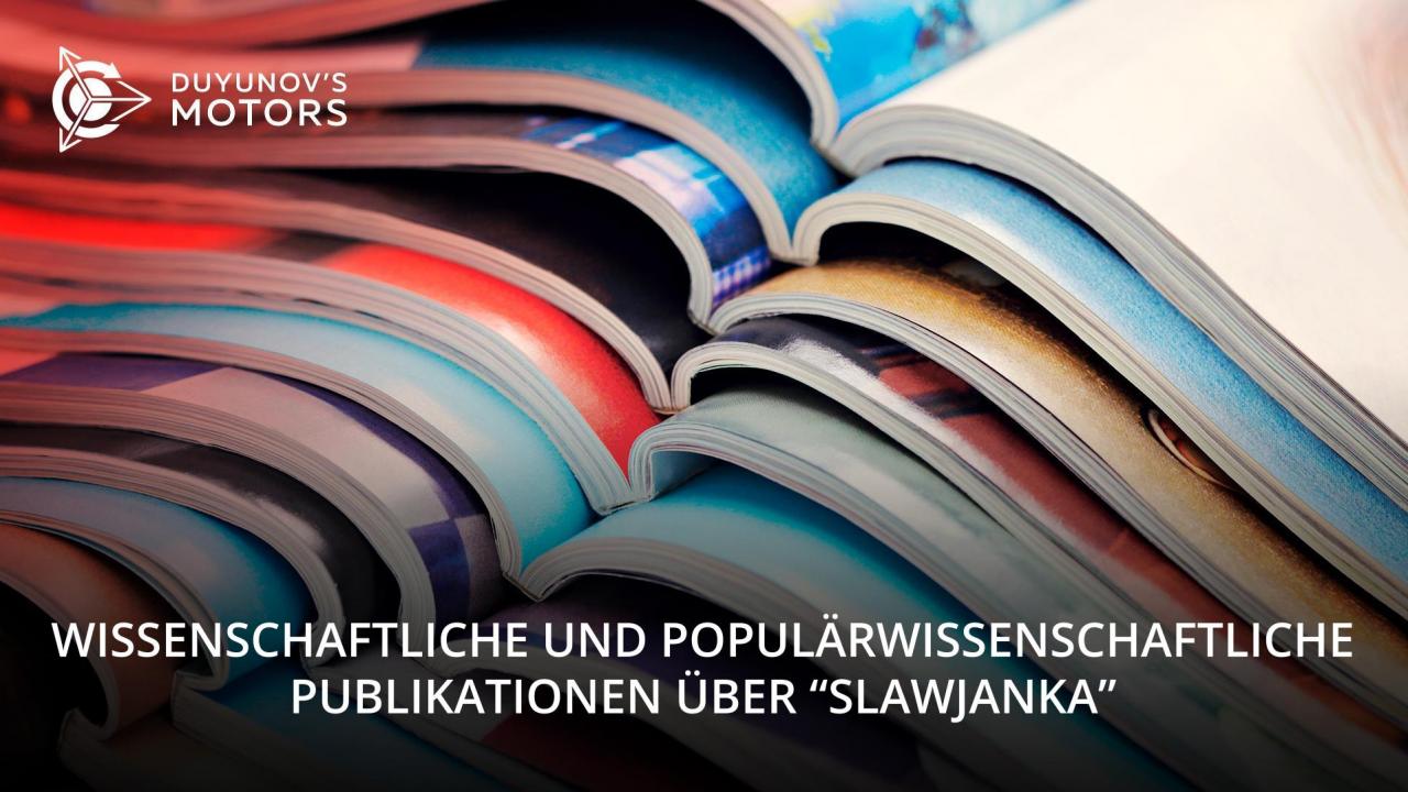 Wissenschaftliche und populärwissenschaftliche Publikationen über "Slawjanka"