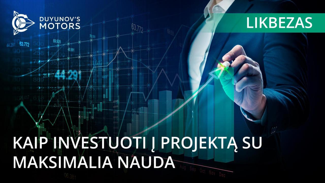 Likbezas: kaip investuoti į projektą su maksimalia nauda