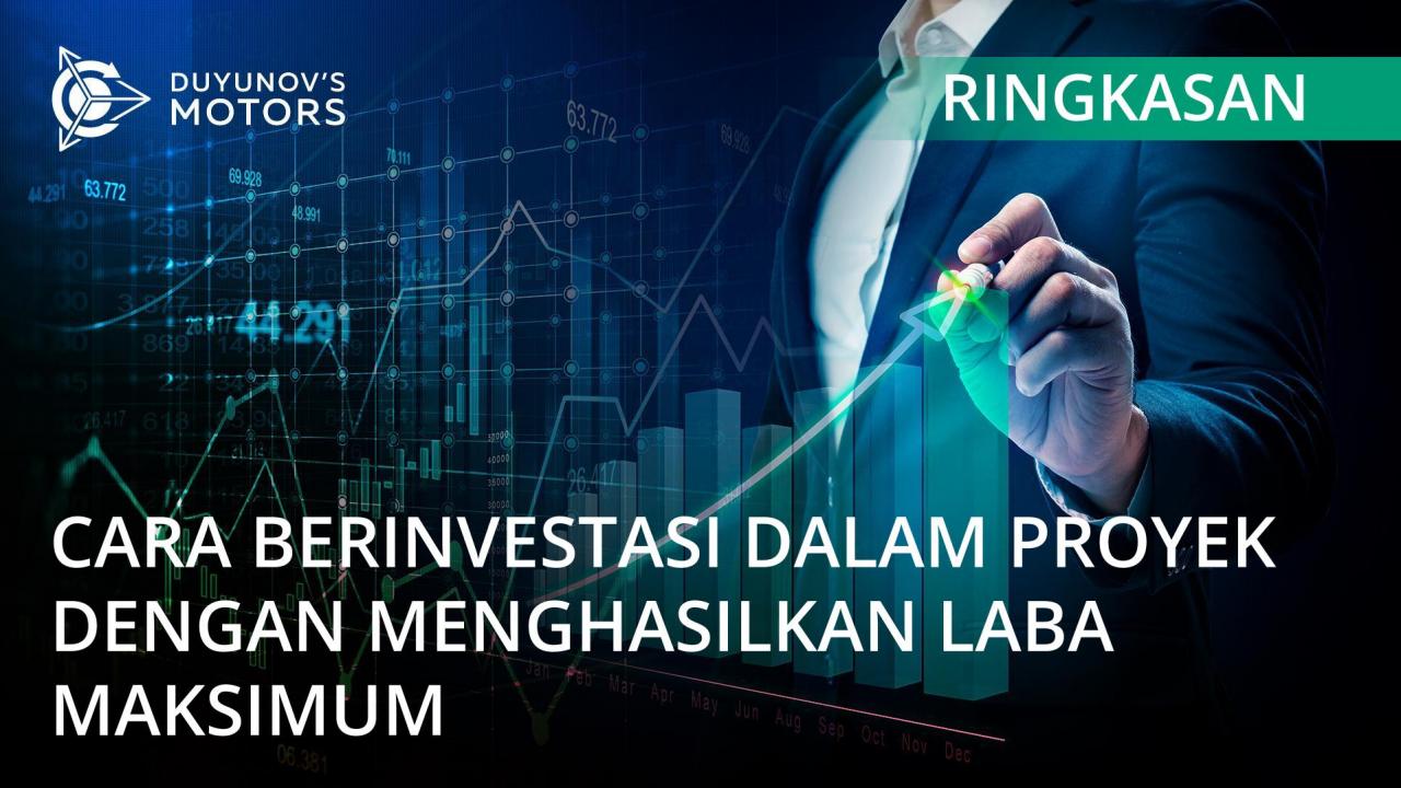 Ringkasan: cara berinvestasi dalam proyek dengan menghasilkan keuntungan maksimum