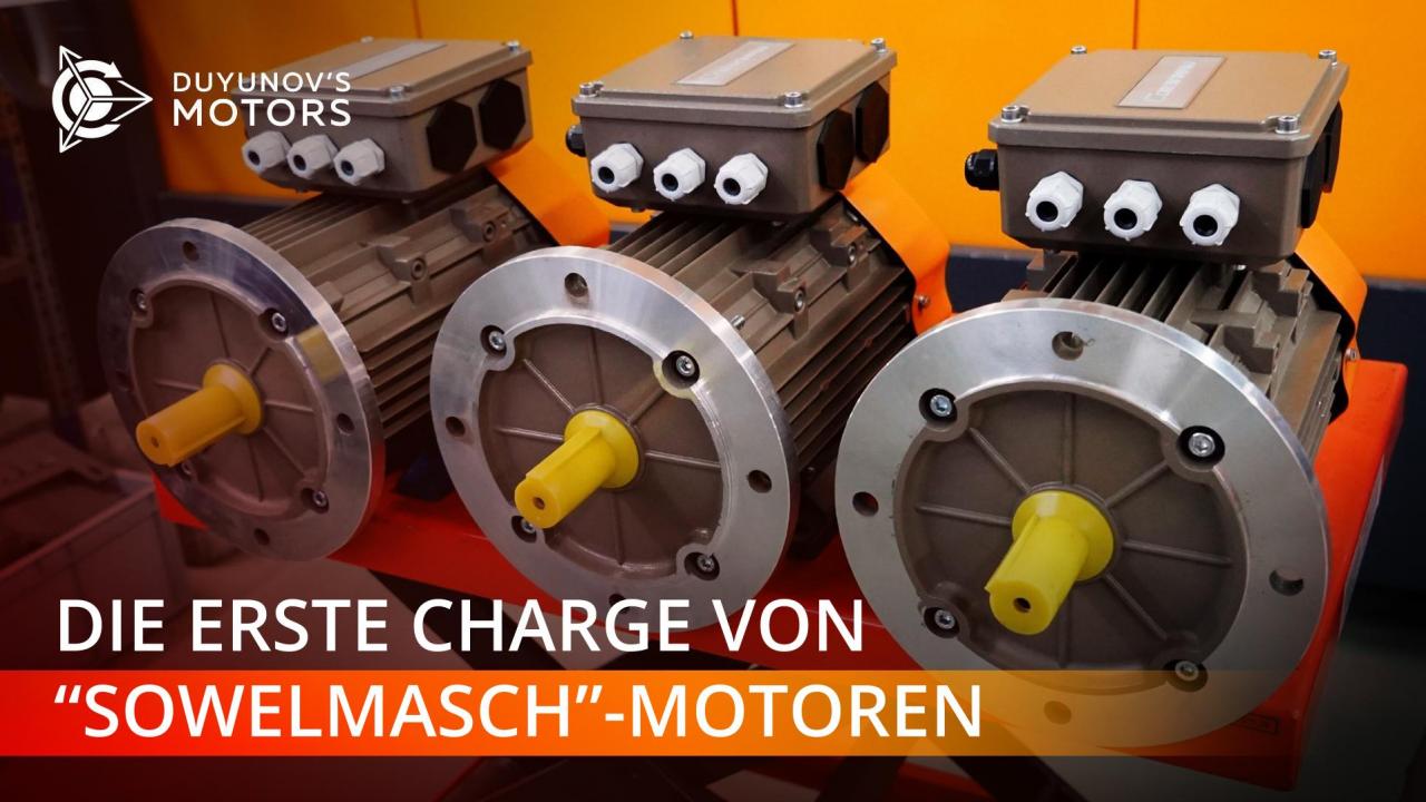 "SowElMasch" stellte die erste Charge eigenproduzierter Motoren her