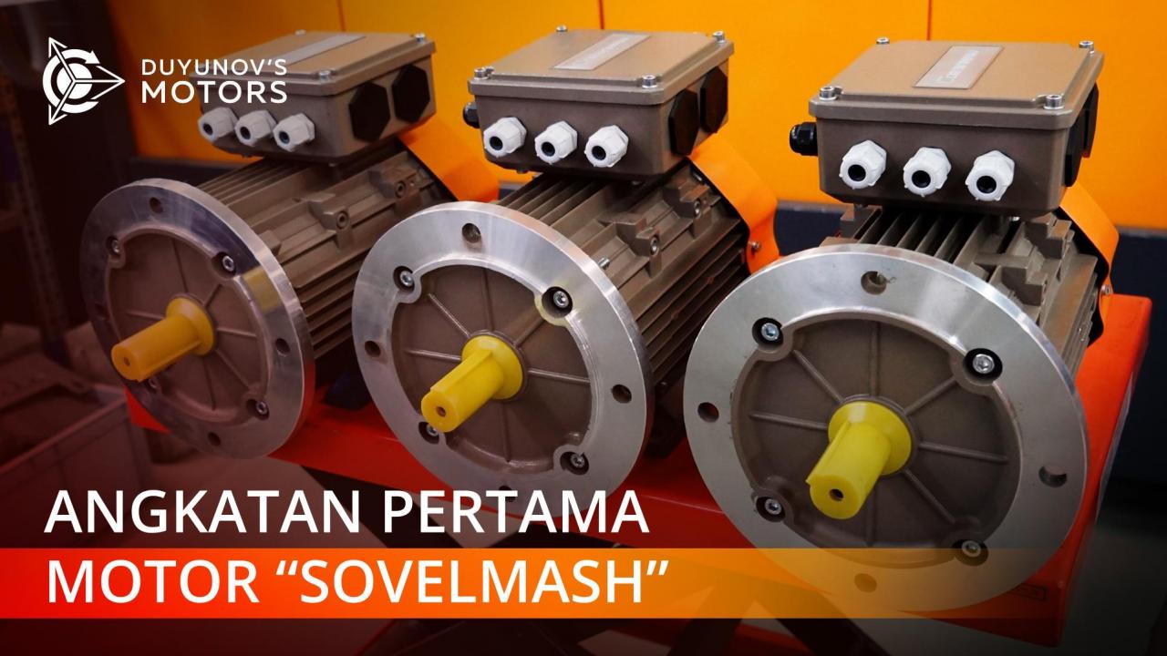 "SovElMash" merilis angkatan pertama motor yang sejak awal dikembangkan oleh perusahaan