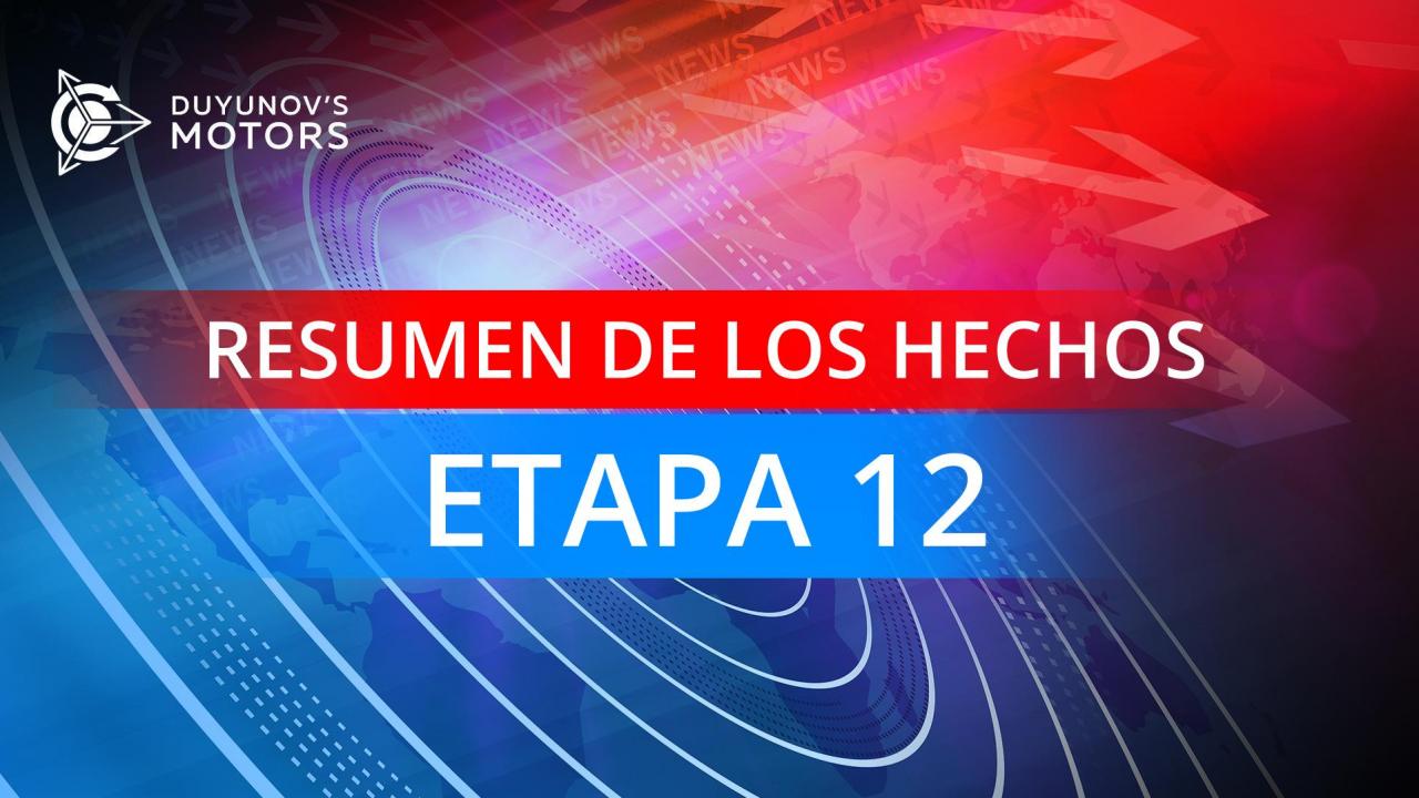 ¿Cómo avanzó el proyecto "Motores de Duyunov" durante la etapa 12 de inversión?