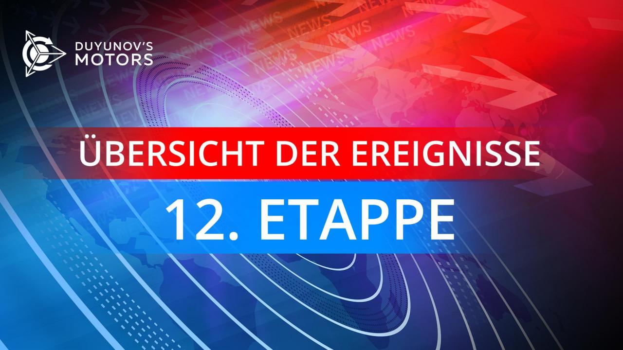 Wie weit ist das Projekt "Duyunov-Motoren" in der 12. Investitionsetappe vorangekommen?