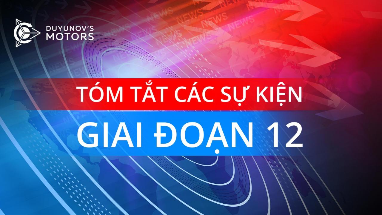 Dự án "Động cơ của Duyunov" đã tiến triển như thế nào ở giai đoạn đầu tư 12?