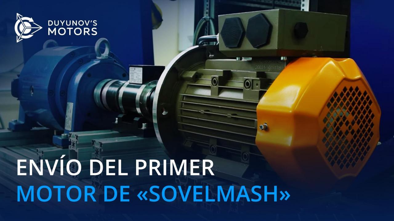 Como se hizo el envío del primer motor de "SovElMash" al cliente