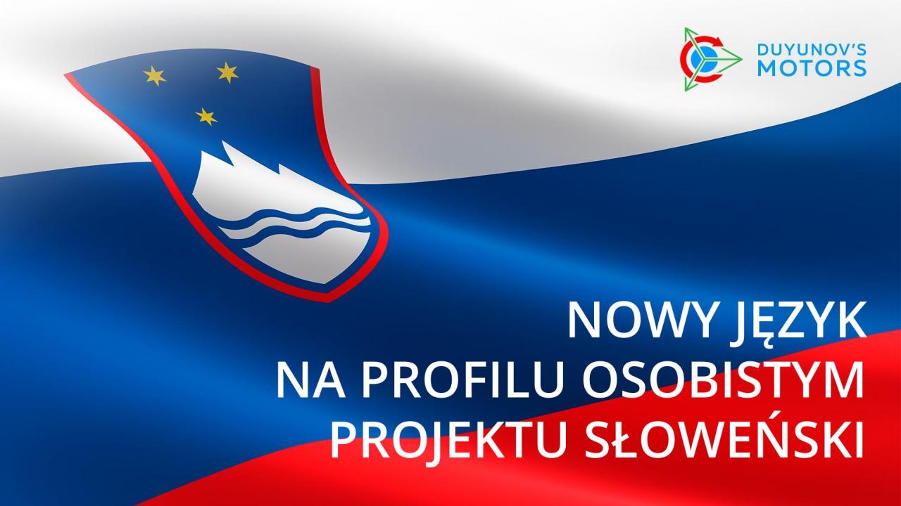 Profil osobisty projektu „Silniki Duyunova” zaczął funkcjonować w języku słoweńskim