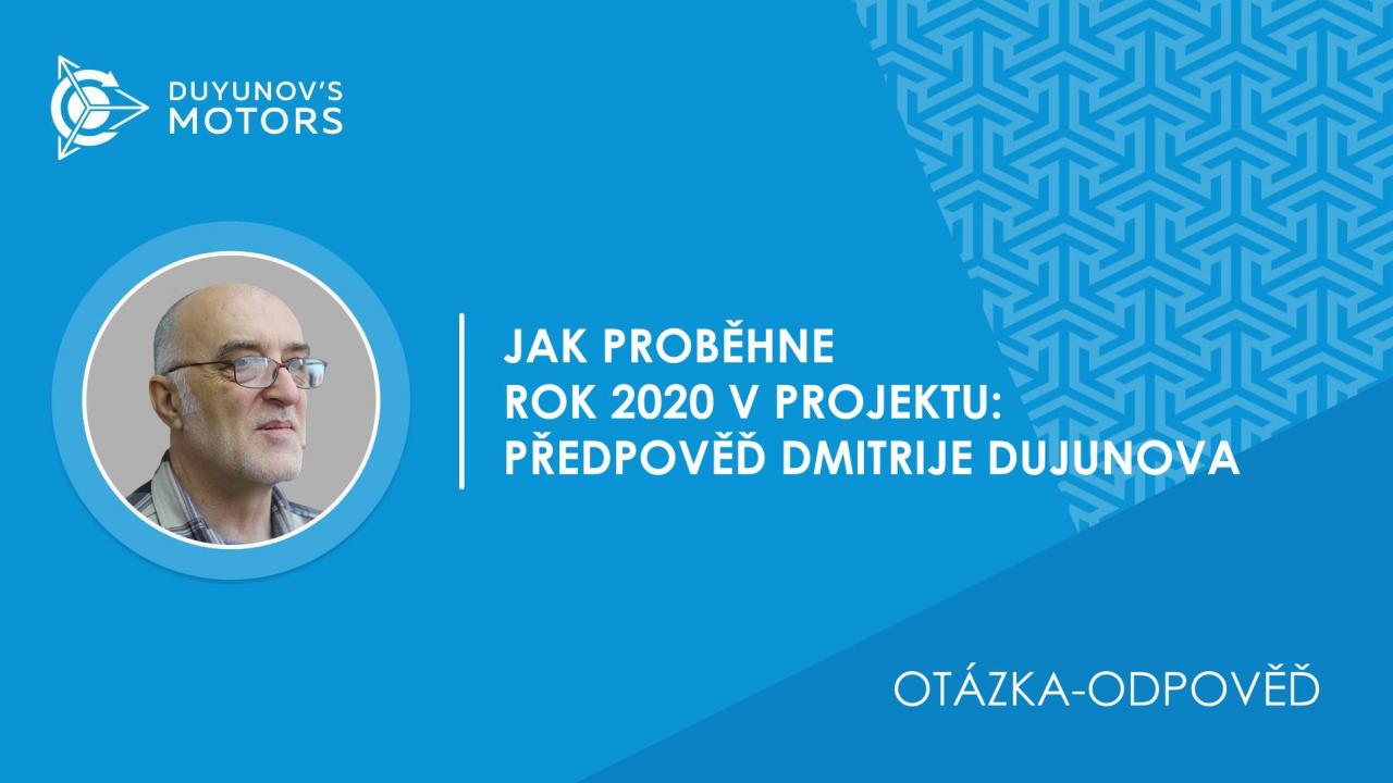 Otázka-odpověď | Jak proběhne rok 2020 v projektu: předpověď Dmitrije Dujunova