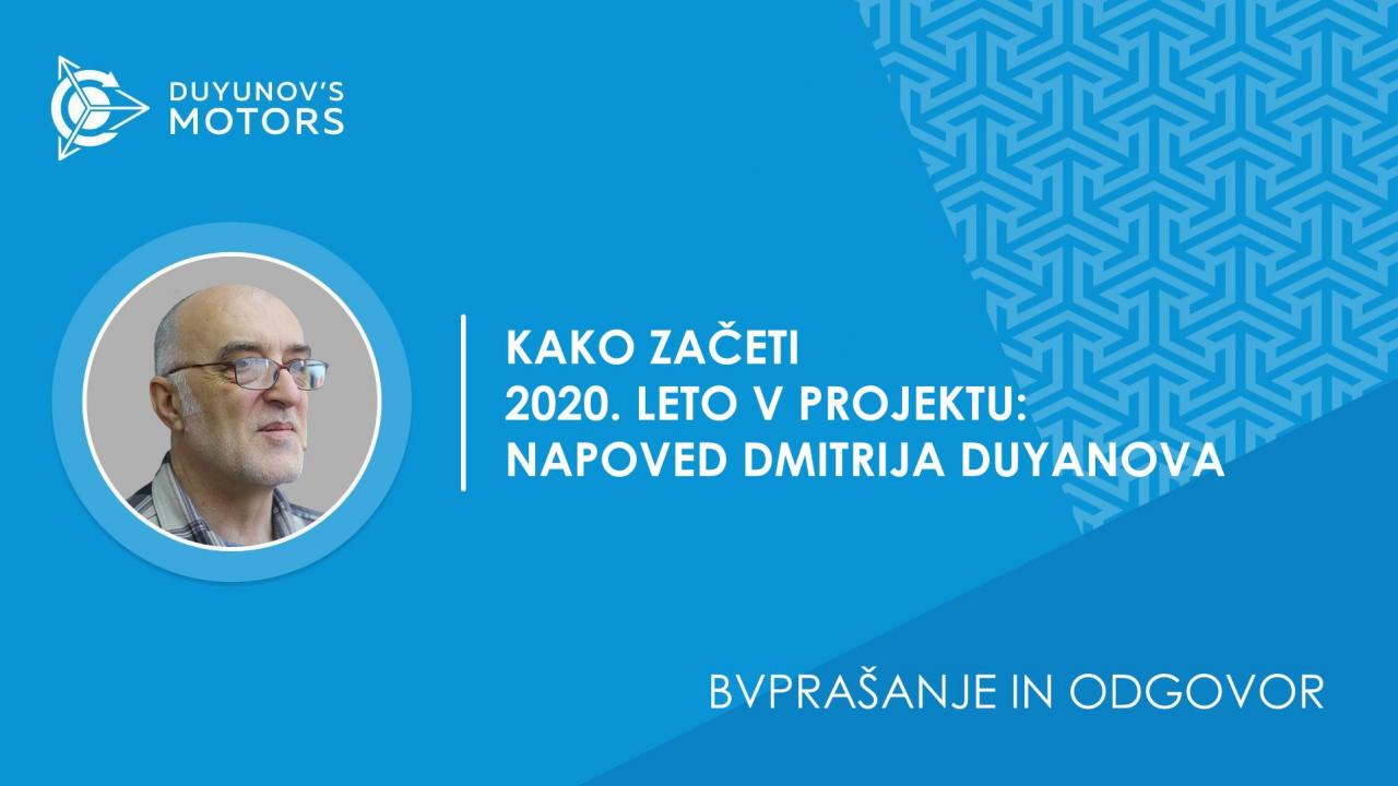 Vprašanje in odgovor | Kako bo leto 2020 v projektu: napoved Dmitrija Dujunova