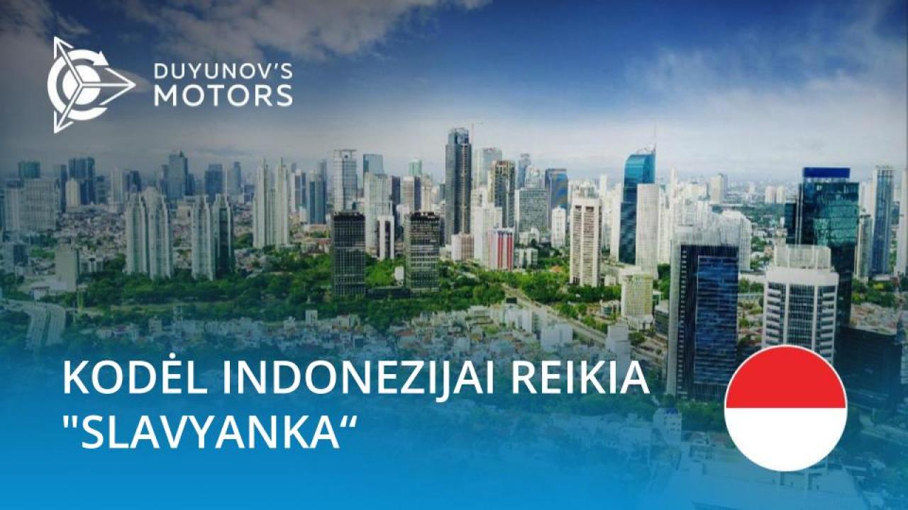 Kodėl Indonezijai reikia „Slavyanka“ technologijos