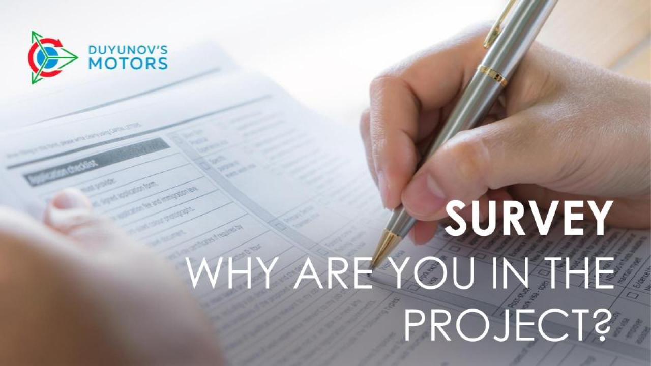 Survey! Why are you in the project?