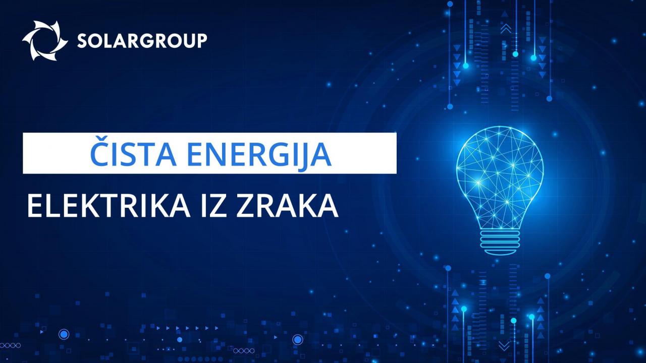 Čista energija: elektrika iz zraka