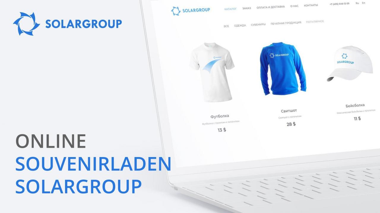 Willkommen im Online-Souvenirladen SOLARGROUP